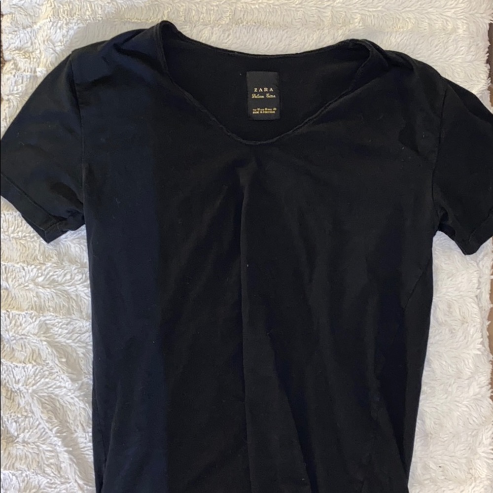 Zara Basic Black Tee